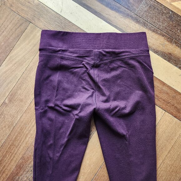 LOFT Deep Purple Leggings Size Small - Picture 13 of 13